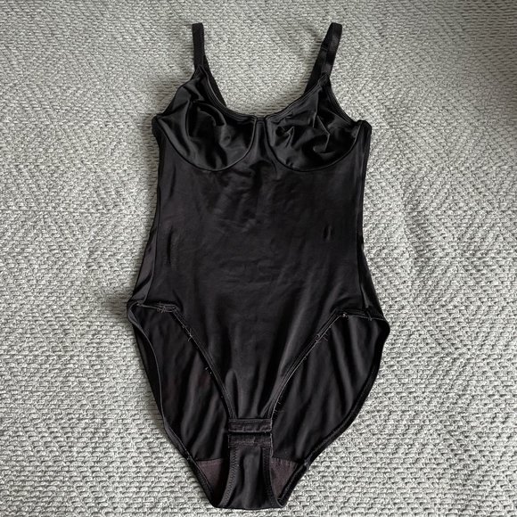 Black Silk Bodysuit - Picture 1 of 1